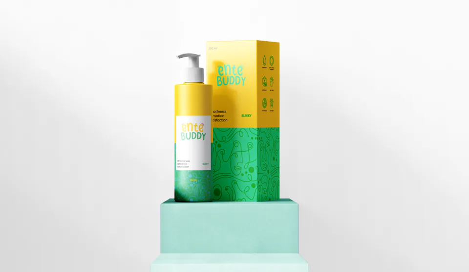 Ente Buddy product bottle and box packaging