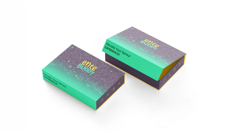 Ente Buddy branded packaging boxes